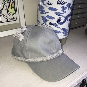 Sliver colored Karl Lagerfeld Hat